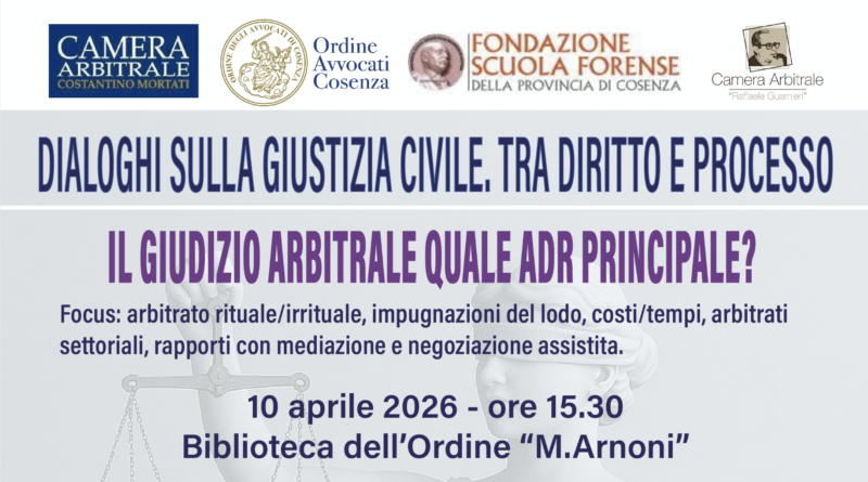 Convegno venerdì 10 aprile 2026 ore 15.30 Biblioteca “M.Arnoni”