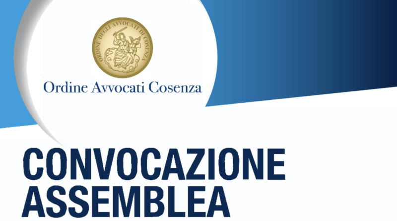 Convocazione Assemblea degli Iscritti