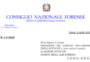CIRCOLARE IN MERITO ALLA ENTRATA IN VIGORE DELLA MODIFICA DELL’ART. 25 BIS DEL CODICE DEONTOLOGICO FORENSE IN MATERIA DI EQUO COMPENSO