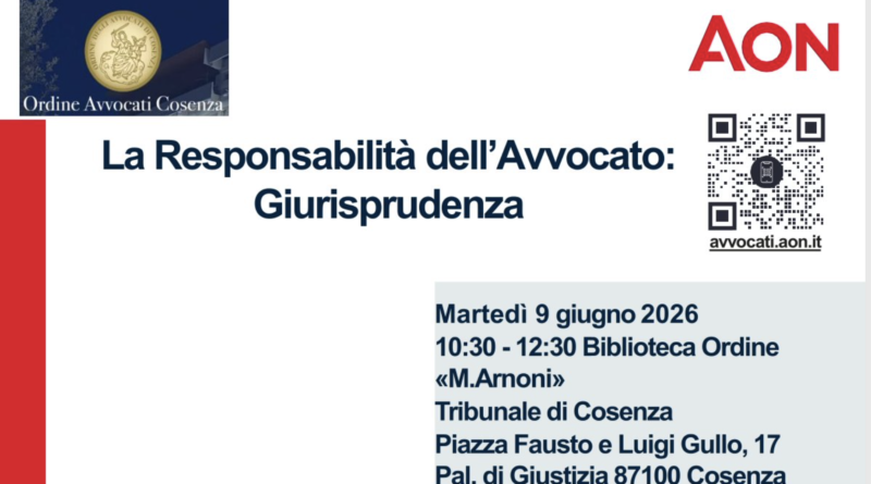 Convegno martedì 9 giugno 2026 ore 10.30 Biblioteca “M.Arnoni”