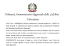 Chiusura uffici TAR Calabria Catanzaro festività Santo Patrono 16 luglio 2026 Chiusura uffici TAR Calabria Catanzaro festività Santo Patrono 16 luglio 2026