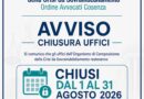 Chiusura Uffici Organismo di Composizione della Crisi da Sovraindebitamento